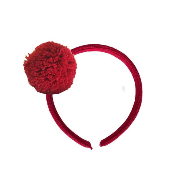 Diadema Pompon Lana