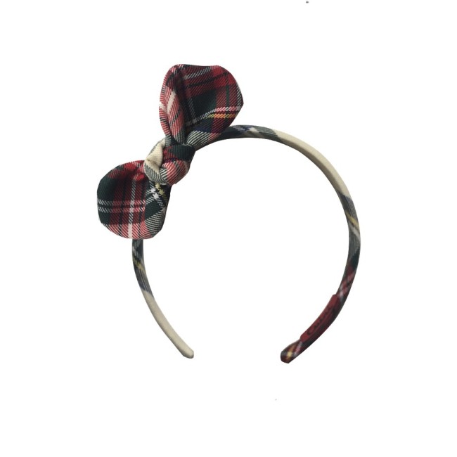 Diadema con Lazo Tartan