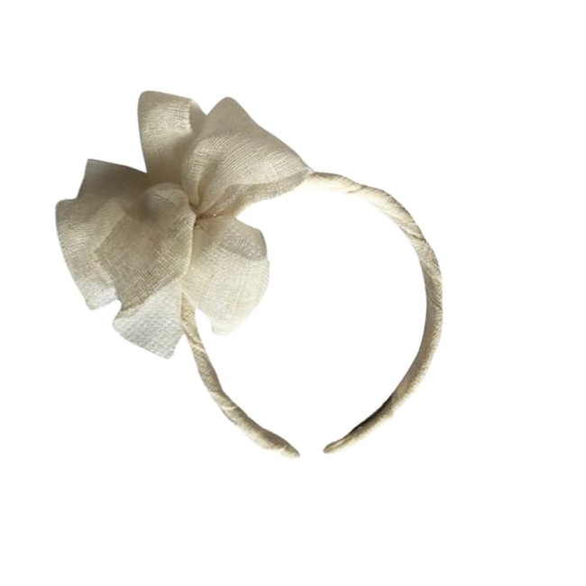 Diadema Lazo Lino Cinta