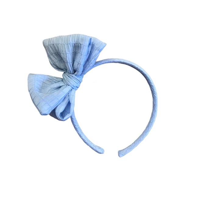 Diadema Fruncida Muselina Plisada