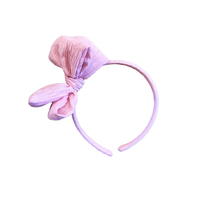 Diadema Fruncida Muselina Plisada