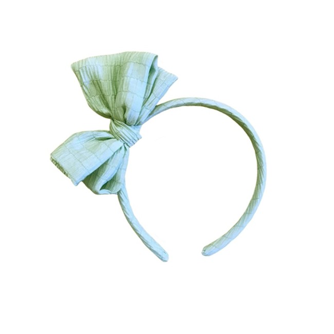 Diadema Fruncida Muselina Plisada