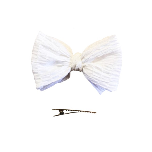 Diadema Fruncida Muselina Plisada