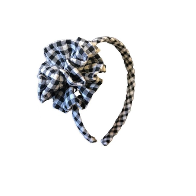 Diadema Pompon Vichy Mini