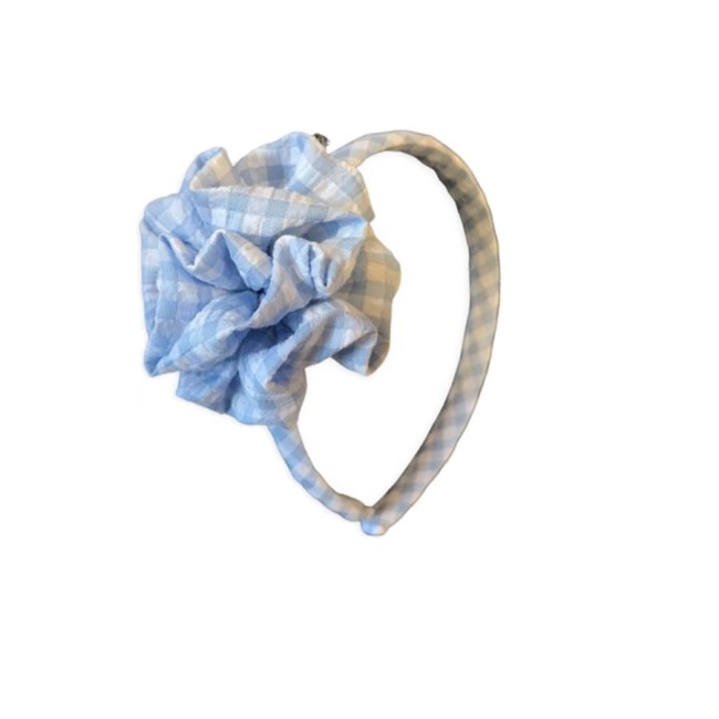 Diadema Pompon Vichy Mini