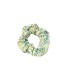 Coletero Scrunchie Popelin Flores