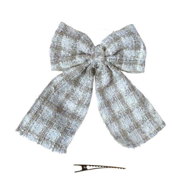 Pinza Fruncida Cuadros Beige