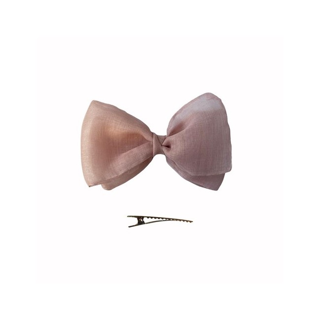 Pinza Lazo Organza Natural