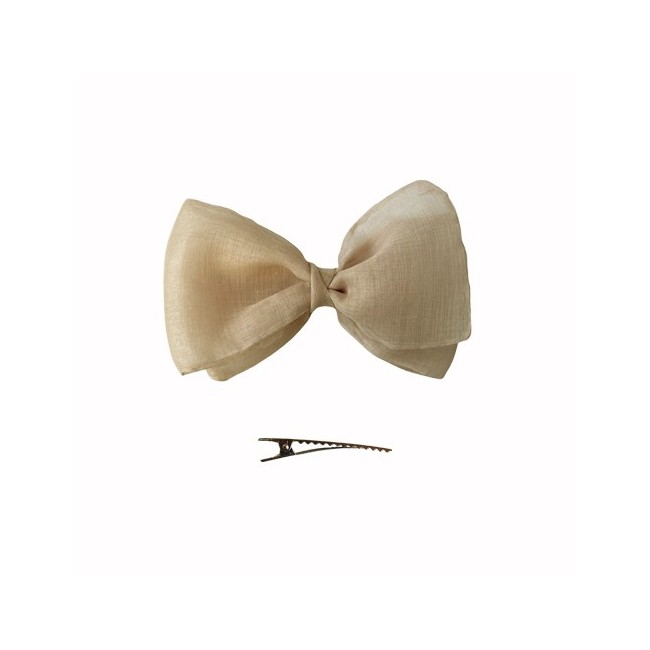 Pinza Lazo Organza Natural