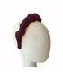 Diadema Fruncida Organza Natural