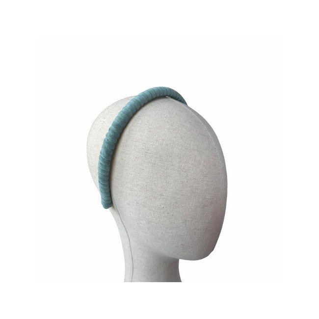 Diadema Drapeada Cordon Terciopelo