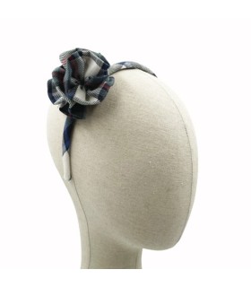 Diadema Nudo Vichy Mini