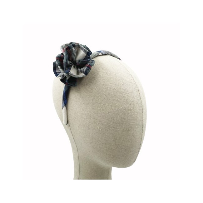 Diadema Nudo Vichy Mini