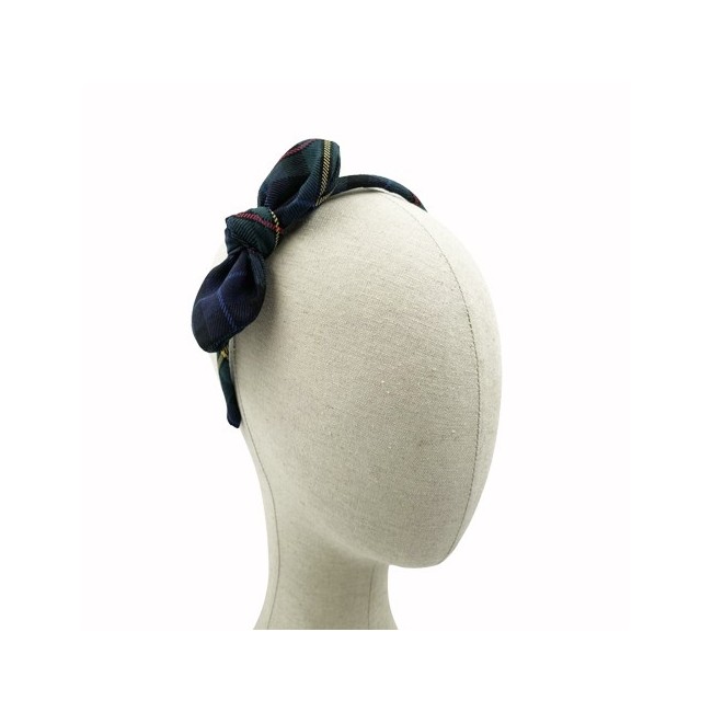Diadema Lazo Nudo Tartan