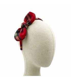 Diadema Nudo Vichy Mini