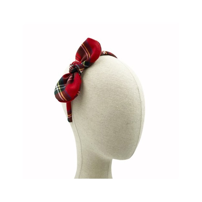 Diadema Lazo Nudo Tartan