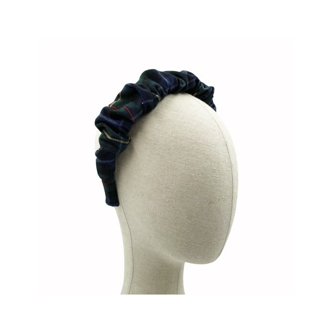 Diadema fruncida Tartan
