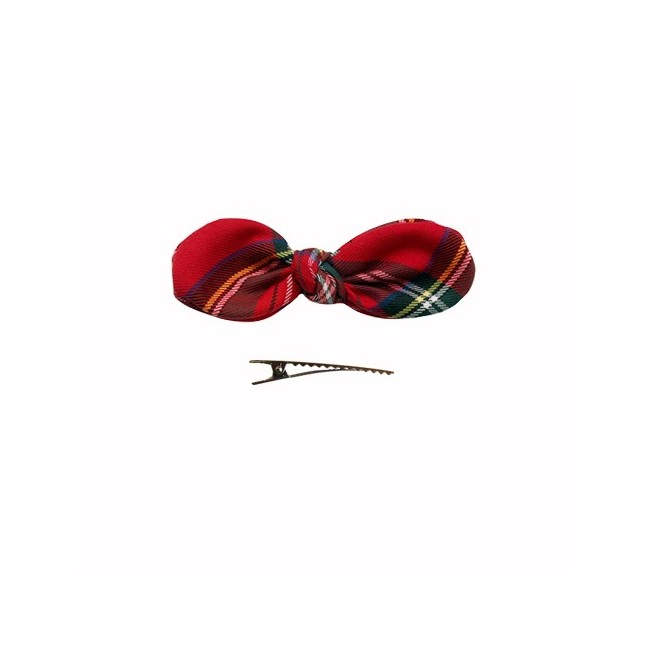 Pinza Lazo Nudo Tartan