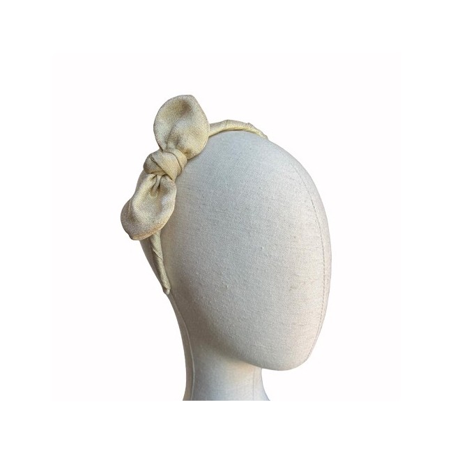 Diadema Nudo Vichy Mini