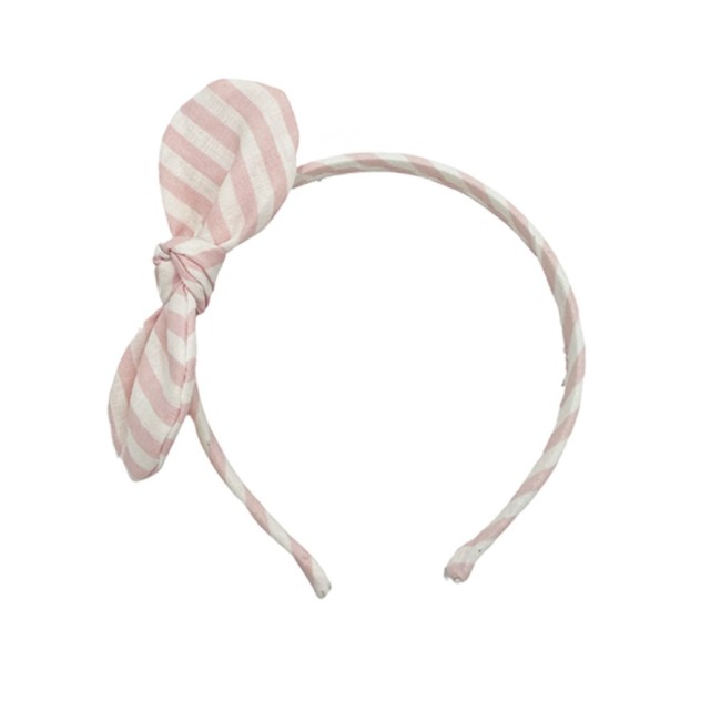 Diadema Lazo Lino Rayitas