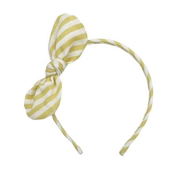 Diadema Lazo Lino Rayitas