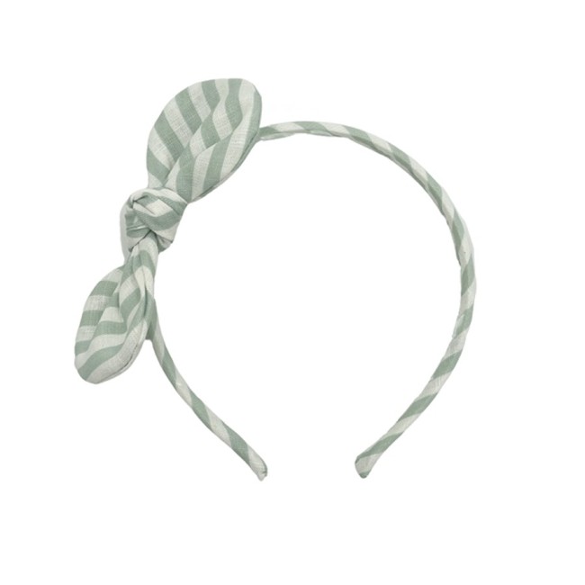 Diadema Lazo Lino Rayitas