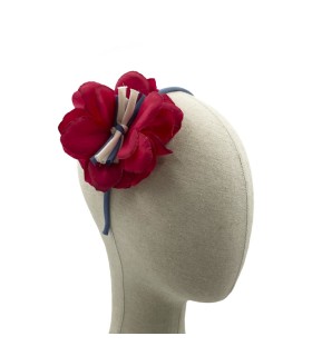 Diadema Spaguetti Flor Pistilos