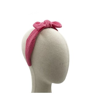 Diadema 30mm Lazo Nudo Relieve