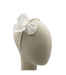 Diadema Algodón Magnolia Organdí