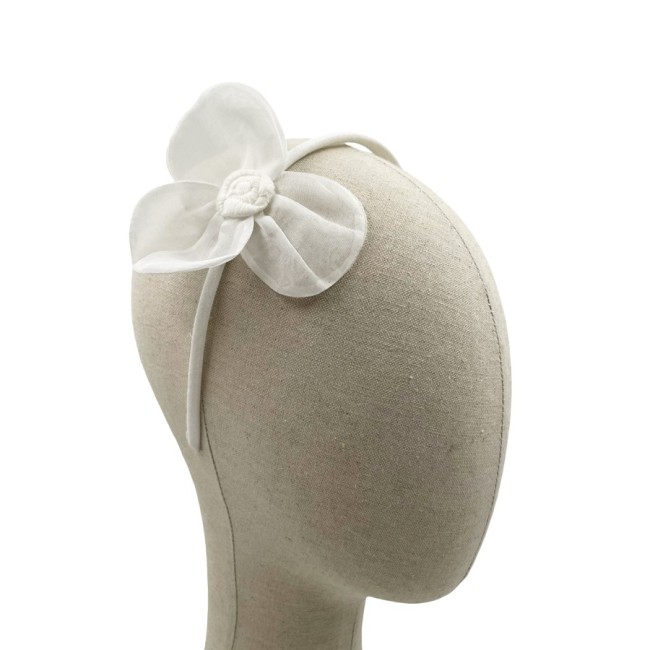 Diadema Algodón Magnolia Organdí