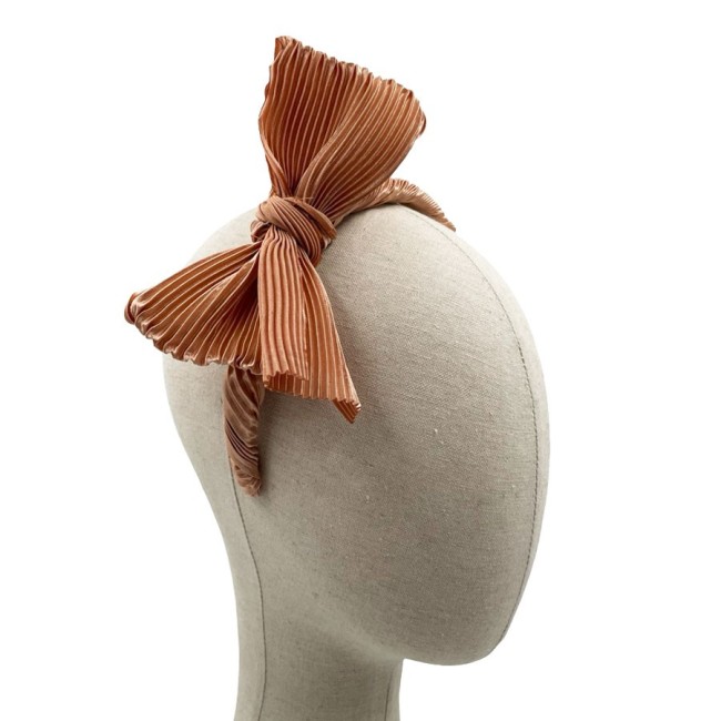 Diadema Lazo Raso Plisado