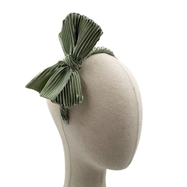 Diadema Lazo Raso Plisado