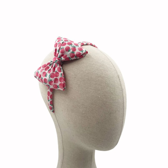 Diadema Lazo Bombé Manzanitas